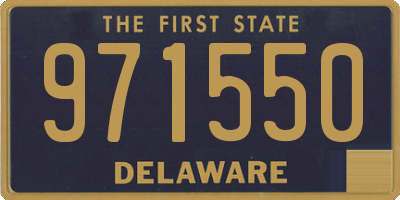 DE license plate 971550