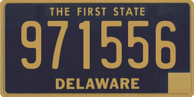 DE license plate 971556