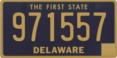 DE license plate 971557