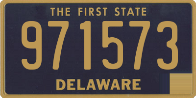 DE license plate 971573