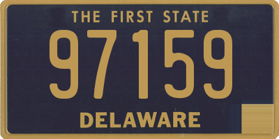 DE license plate 97159