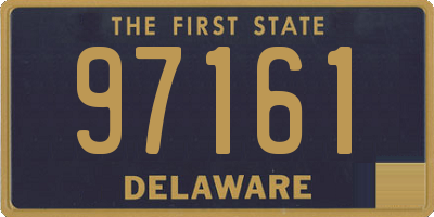 DE license plate 97161