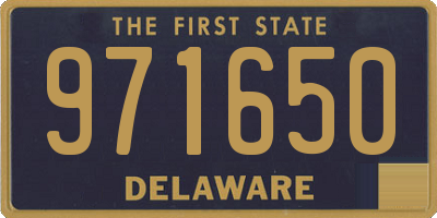 DE license plate 971650