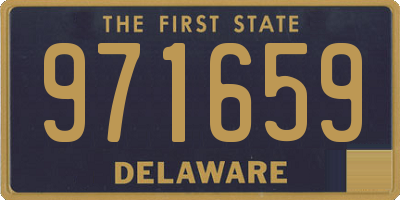 DE license plate 971659