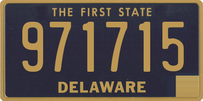 DE license plate 971715