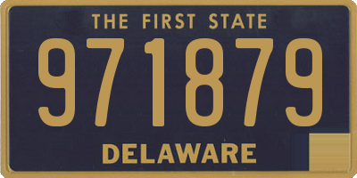 DE license plate 971879