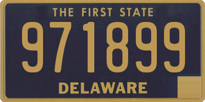 DE license plate 971899