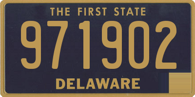 DE license plate 971902