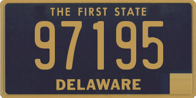 DE license plate 97195