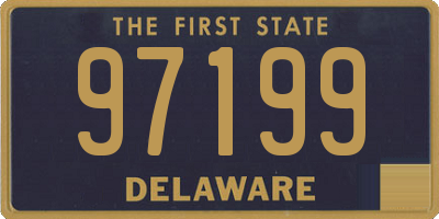 DE license plate 97199