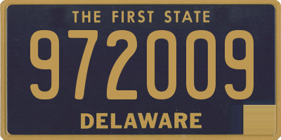 DE license plate 972009