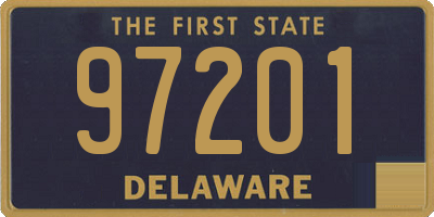 DE license plate 97201
