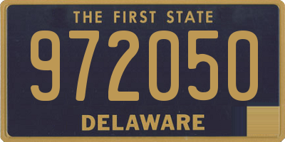 DE license plate 972050