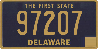 DE license plate 97207