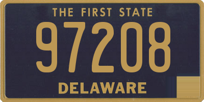 DE license plate 97208