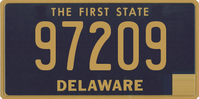 DE license plate 97209