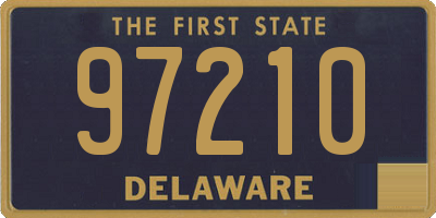DE license plate 97210