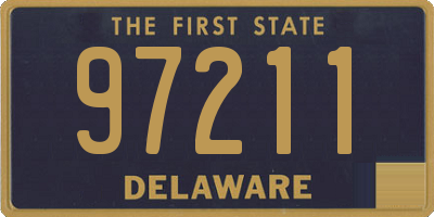 DE license plate 97211