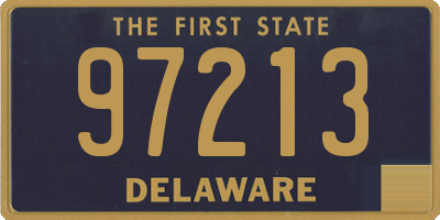 DE license plate 97213