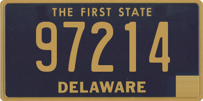 DE license plate 97214