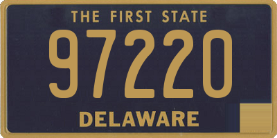 DE license plate 97220
