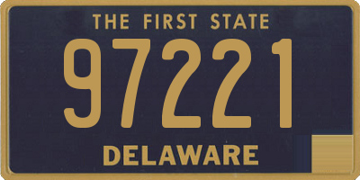 DE license plate 97221