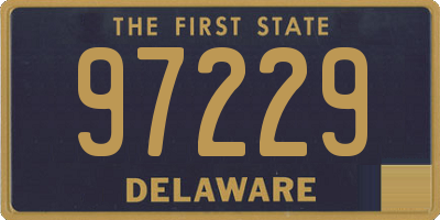 DE license plate 97229