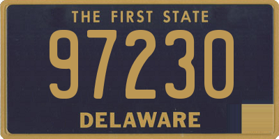 DE license plate 97230