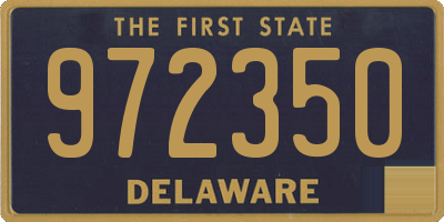 DE license plate 972350