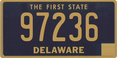 DE license plate 97236
