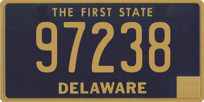 DE license plate 97238
