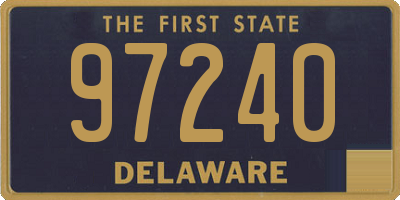 DE license plate 97240