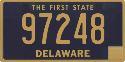 DE license plate 97248