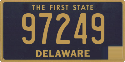 DE license plate 97249