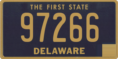 DE license plate 97266