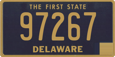 DE license plate 97267