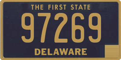 DE license plate 97269