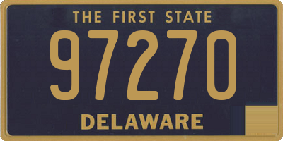 DE license plate 97270