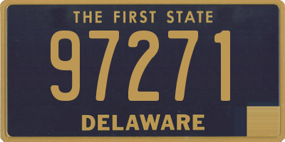 DE license plate 97271