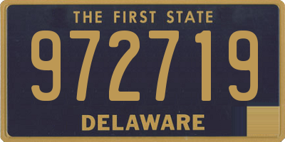 DE license plate 972719