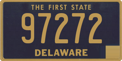 DE license plate 97272