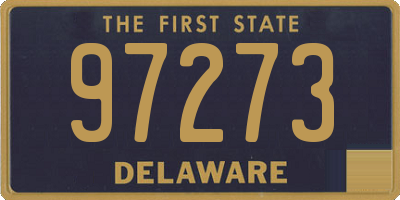 DE license plate 97273