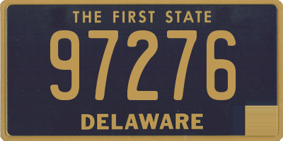 DE license plate 97276