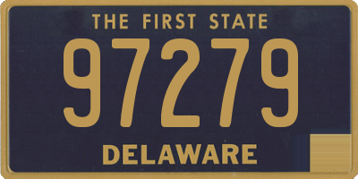 DE license plate 97279