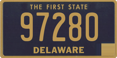 DE license plate 97280