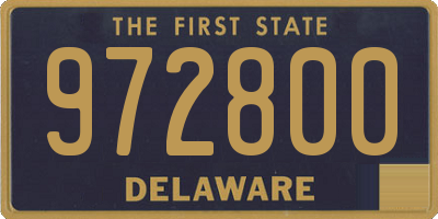 DE license plate 972800