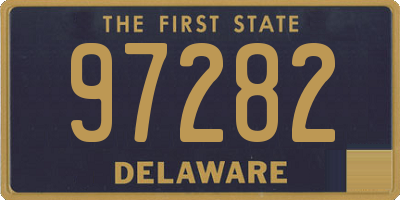 DE license plate 97282