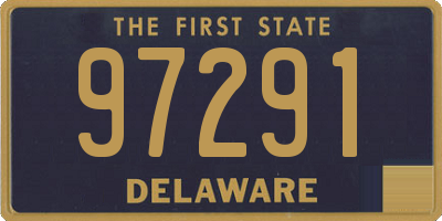 DE license plate 97291