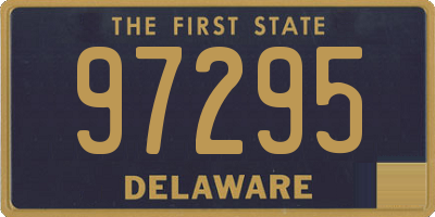 DE license plate 97295