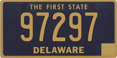 DE license plate 97297